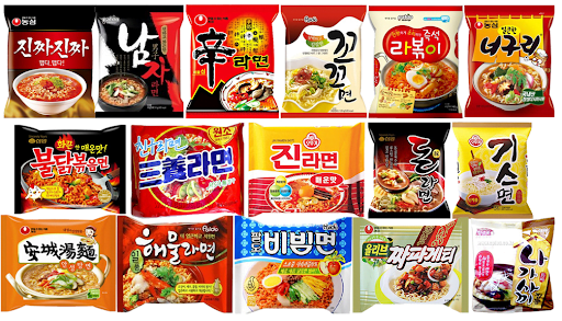 10 loại mì ăn liền nổi tiếng nhất Hàn Quốc